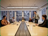 photo of corporate board room