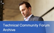 Technical Community Forum Archive