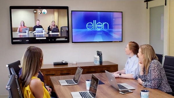 يستخدم برنامج The Ellen Show خدمات Webex للحصول على التعاون