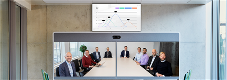 Cisco Webex Room 70 Dual G2 with Panorama upgrade in a large conference room