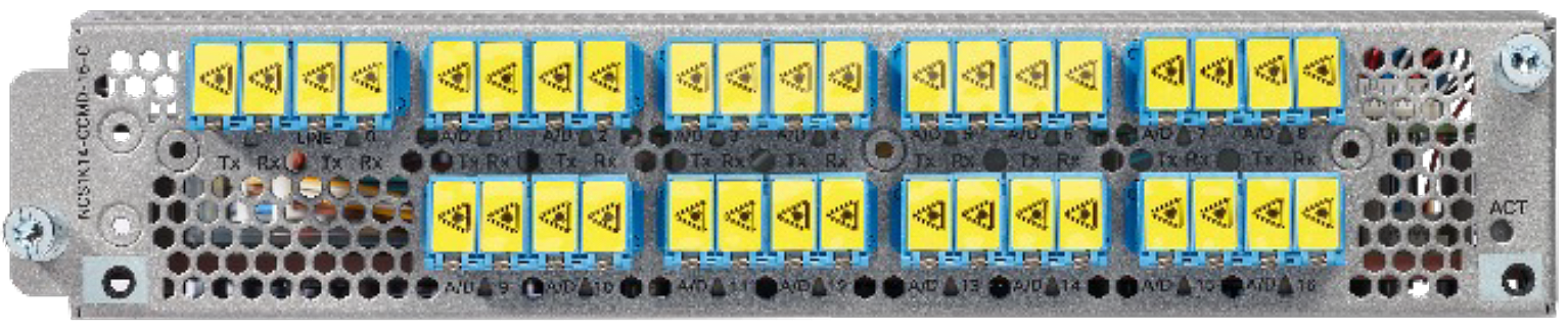 NCS 1014 16-Port Coherent Colorless Multiplexer Demultiplexer Module—C-Band