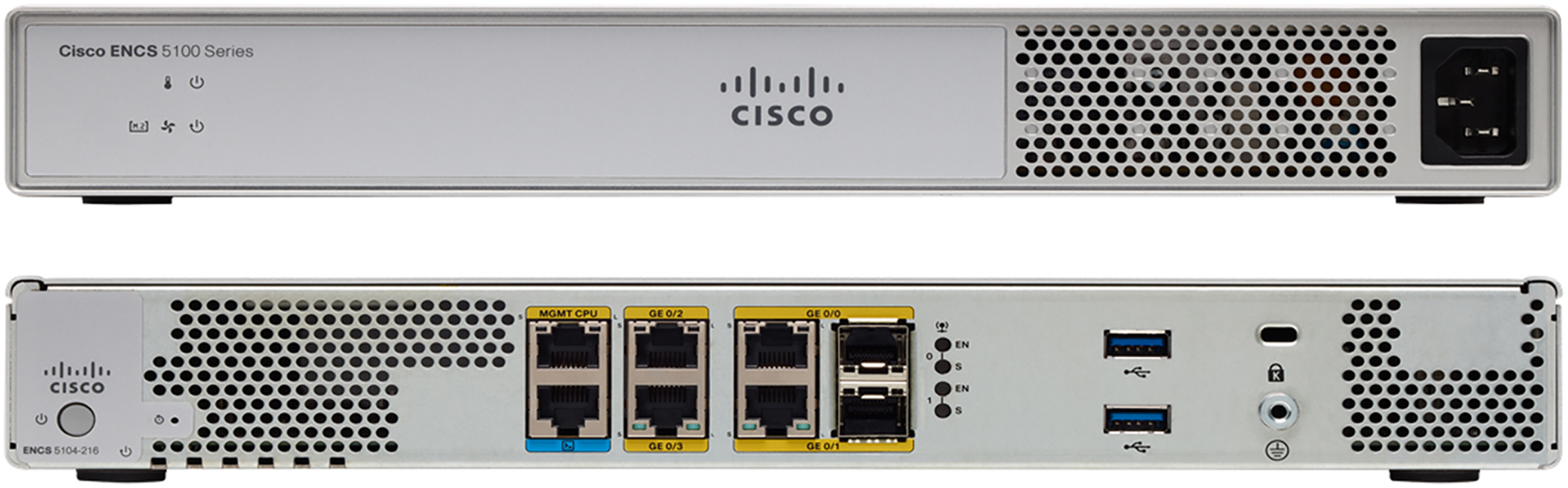 Cisco 5100 Enterprise Network Compute System – Front and Back