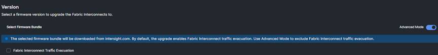 Fabric Interconnect Traffic Evacuation