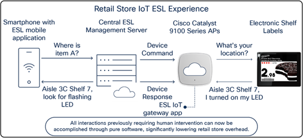 Retail store IoT ESL experience