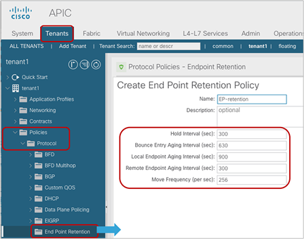Endpoint Retention Policy