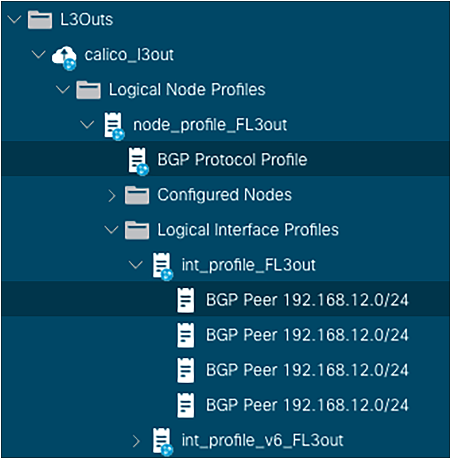 BGP Neighbors Configuration