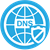 A blue and white logo with a shield on itDescription automatically generated