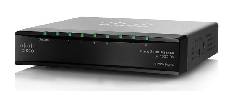 Cisco SF100D-08 8-Port Desktop 10 100 Switch - Cisco