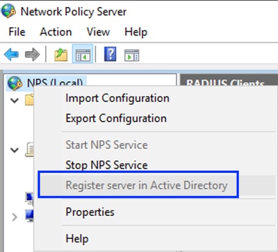Servicio de directivas de red de Windows