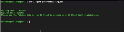 Generate pairing code CLI