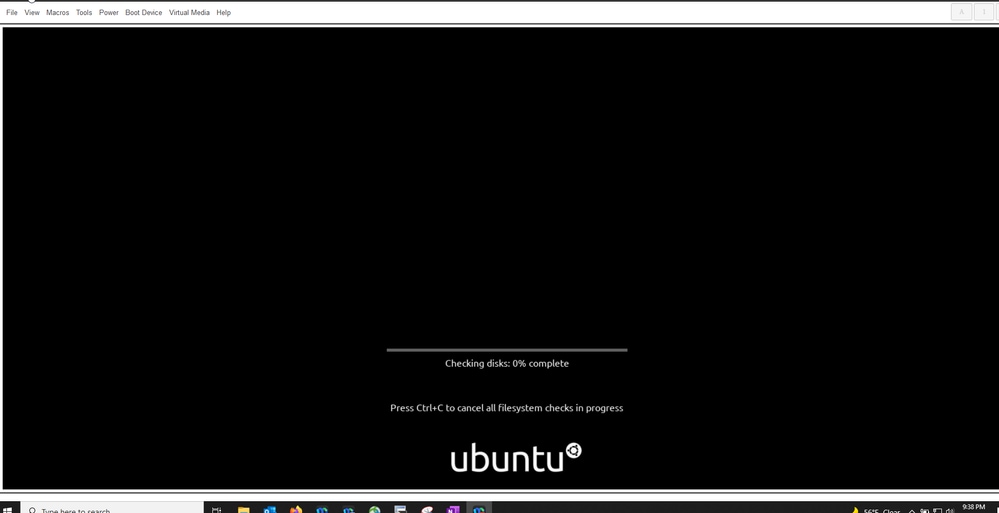 Ubuntu continues to boot