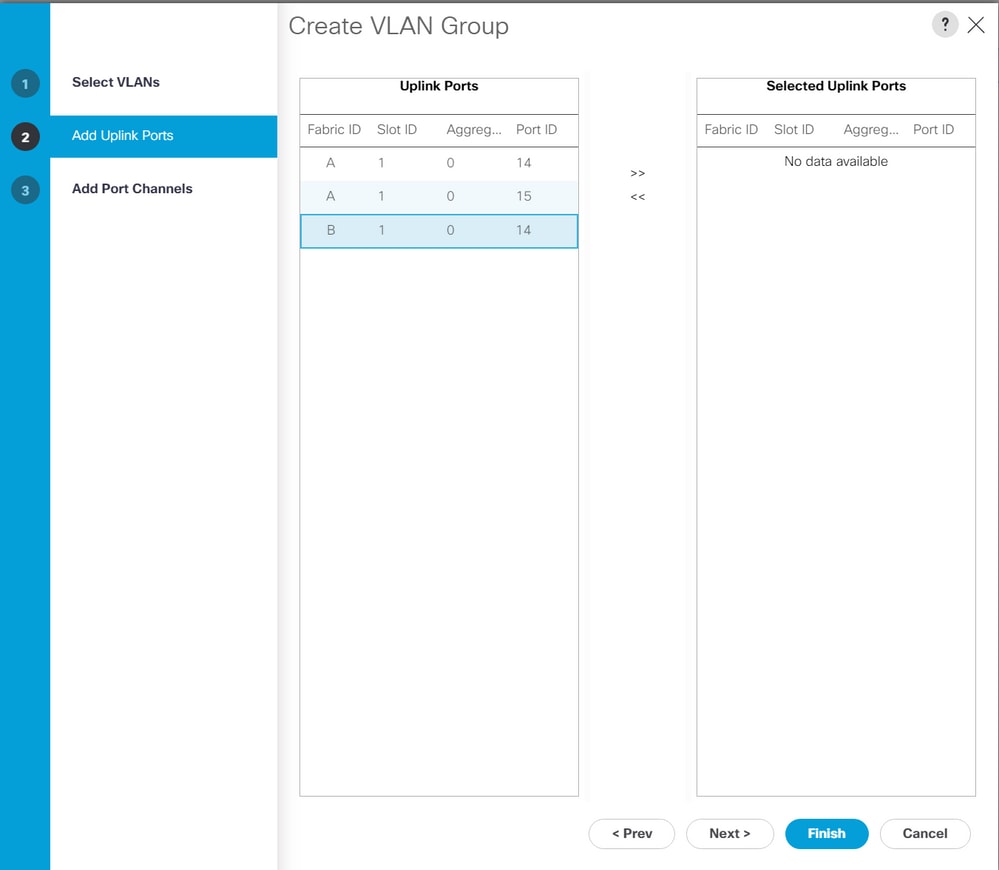 VLAN Group Configuration, Step 3