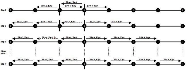 图 5.链路正常运行时的 BPA 运行