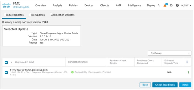 FMC 6.6.1+ Upgrade Tips - Readiness Check tool allows to diagnose any potential issue before an upgrade takes place