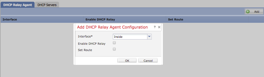 Configure DHCP Relay Agent