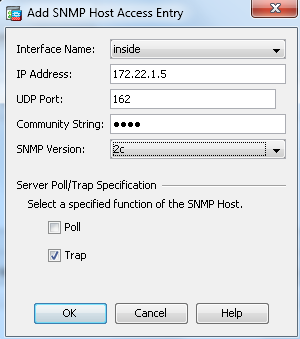 Hinzufügen einer SNMP-Managementstation