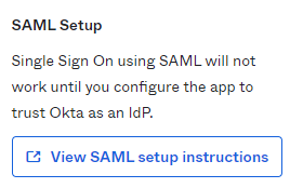 OKTA SAML Metadata Instructions