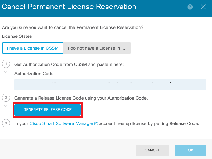 Paste Your Authorization Code and Click Generate Release Code