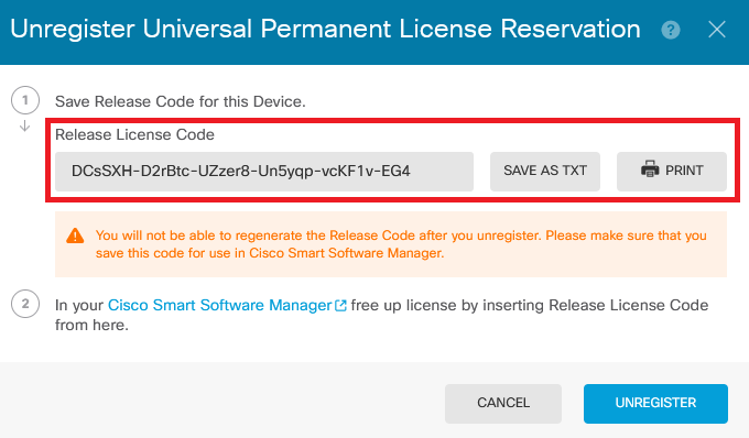 Save the Release License Code
