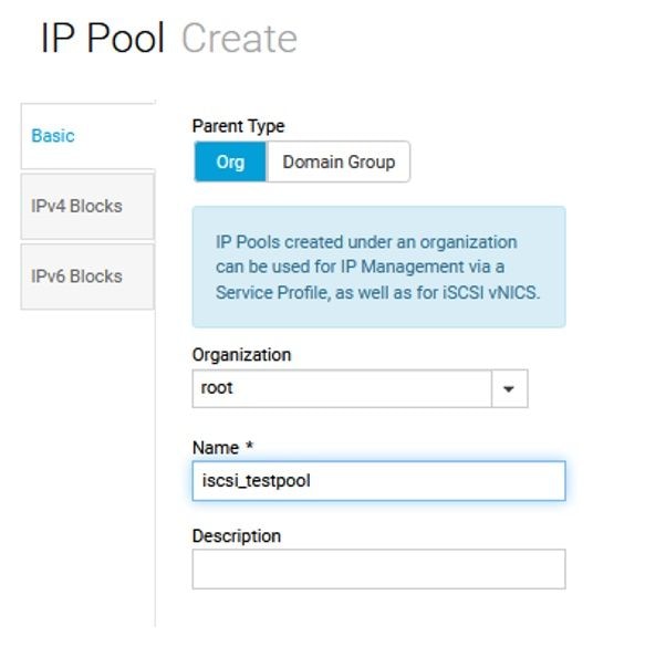 Creating IP Pool