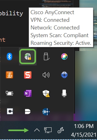 Vous venez d'installer le client Cisco AnyConnect Secure Mobility
            sur votre ordinateur.