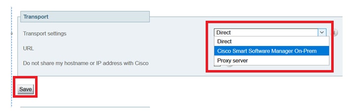 Choose Cisco Smart Software Manager On-Prem