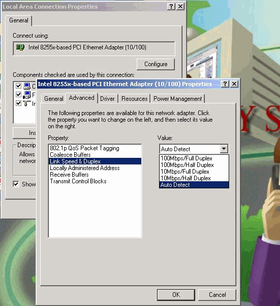 Autoneg Enabled Duplex Cannot Be Set