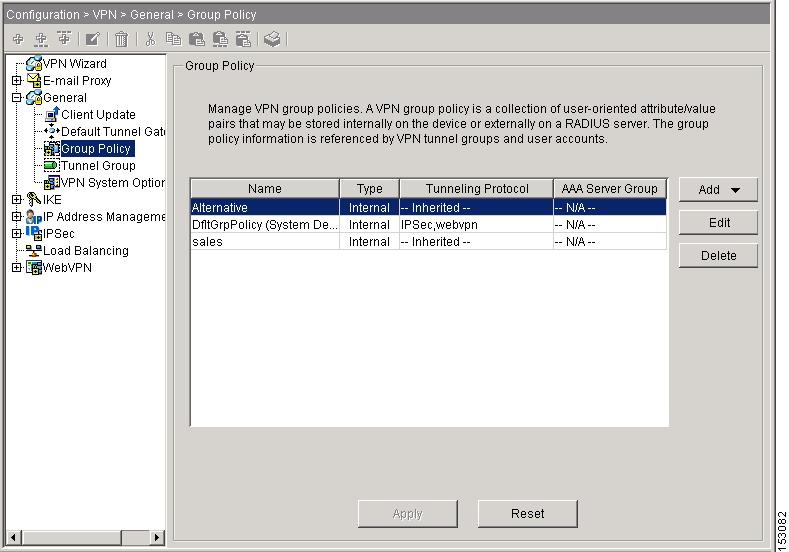 Selected ASDM VPN Configuration Procedures for the Cisco ASA 5500
