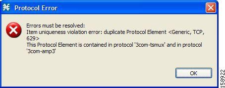 Protocol Error message