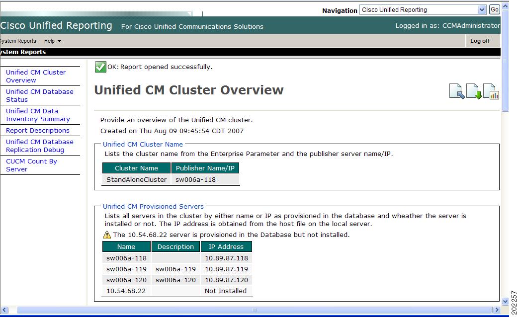 Cisco Unified Reporting Administration Guide for Cisco Unified