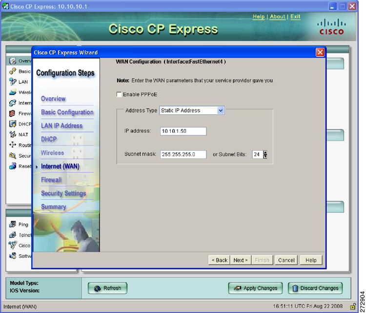 cisco 871 router vpn configuration for ipad