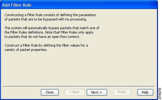 Add Filter Rule wizard