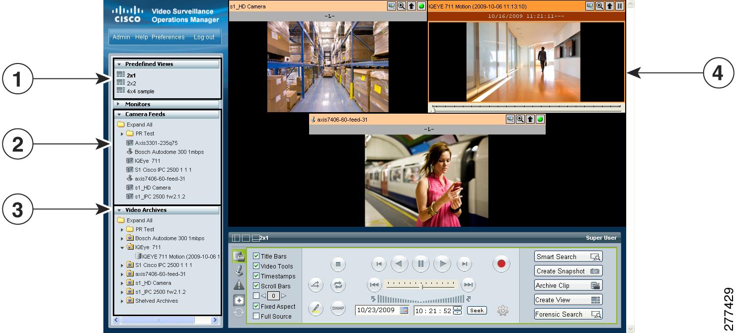 Cisco Video Surveillance Manager User Guide, Release 6.3.1 Using the VSOM Operator Pages