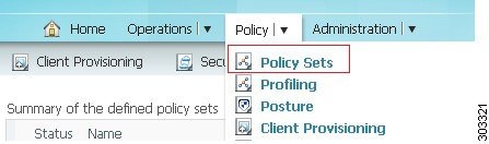 If you enable policy set mode, you can group authentication and authorization policies within the same group.