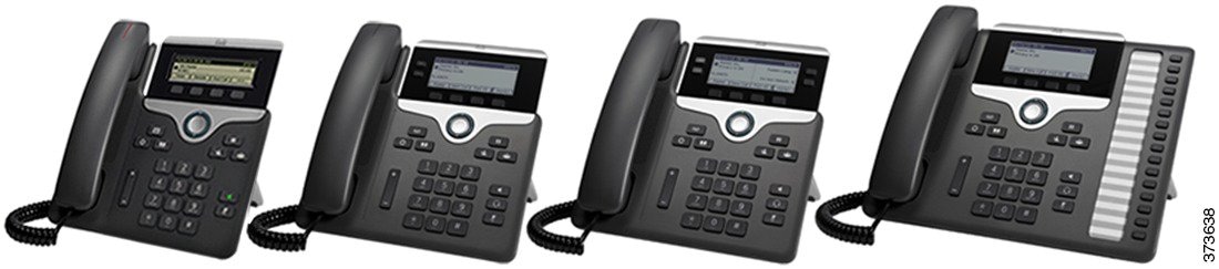 O Telefone IP Cisco série 7800