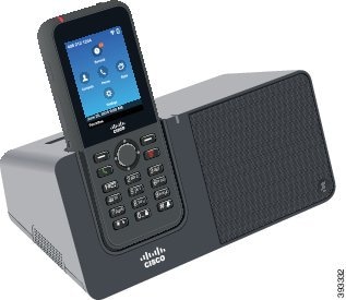 Téléphone IP sans fil Cisco 8821 dans le chargeur de bureau