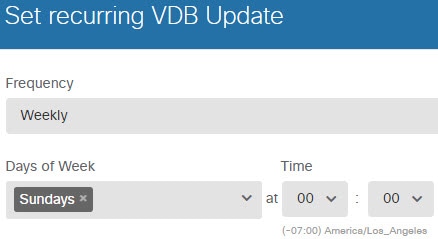 VDB 定期更新计划。