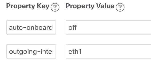 Provider Property Key and Value Example