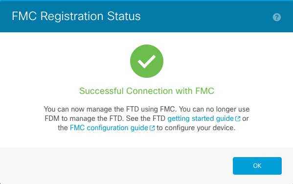 Successful Connection with FMC