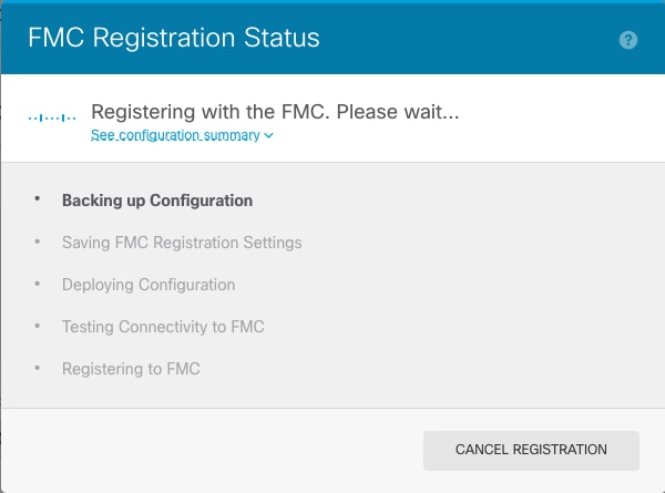 FMC Registration Status