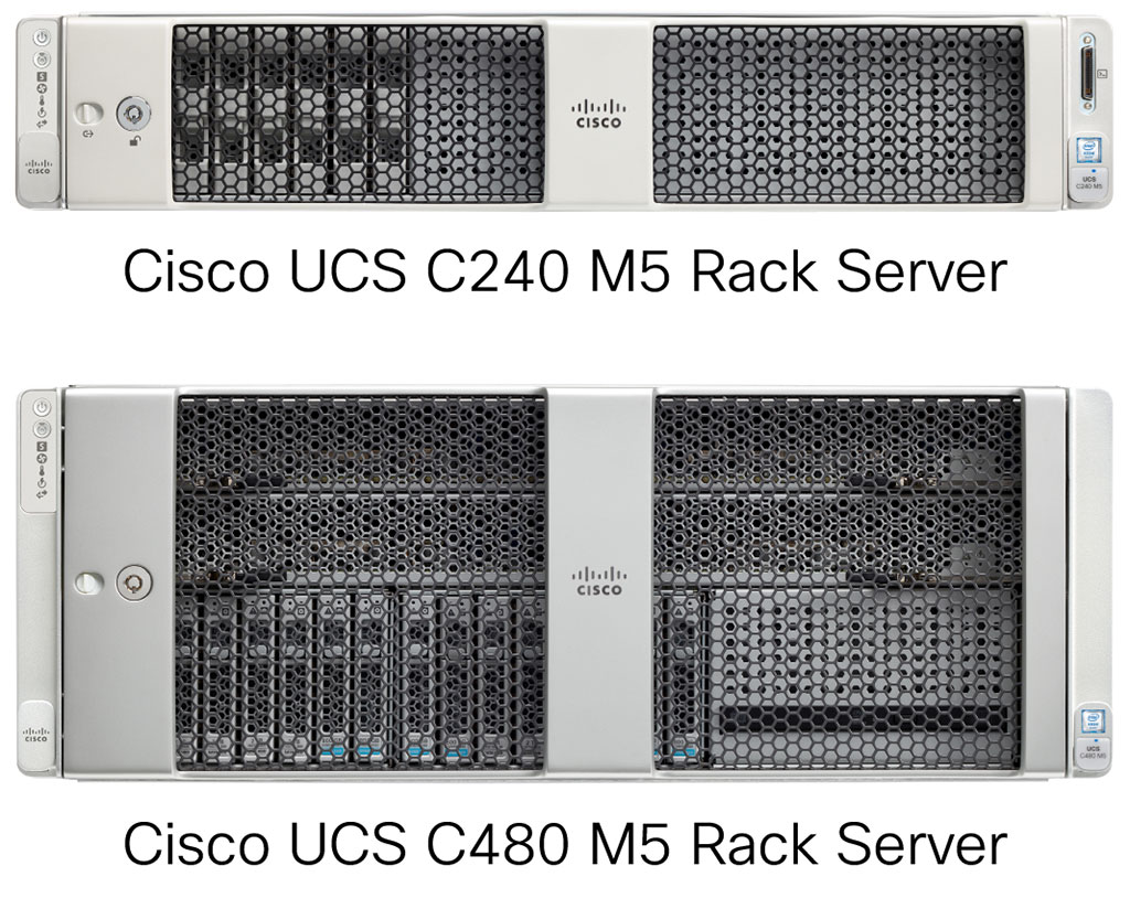 Cisco UCS C240 M5, Cisco UCS C480 M5