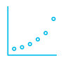 Icon of a graph with increasing data