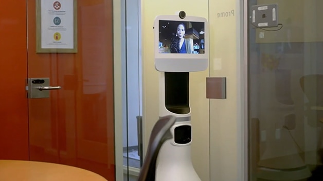 “Ava” a mobile intelligent robot offers HD videoconferencing