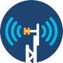 Ultra-reliable wireless connectivity icon