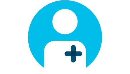 symboliczne, graficzne przedstawienie pracownika służby zdrowia z krzyżem na uniformie