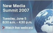 New Media Summit webcast June 5th