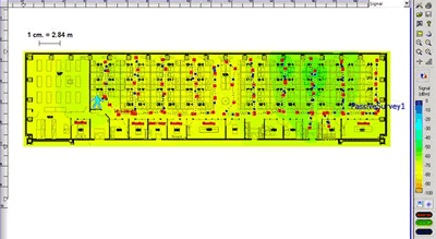 AirMagnet Surveyor の測定例