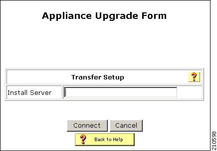 The Appliance Upgrade Form