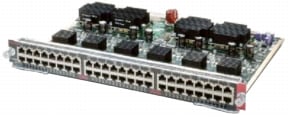 WS-X4248-RJ21V Cisco Catalyst 4500 PoE IEEE 802.3af 10/100, 48포트(RJ-21)