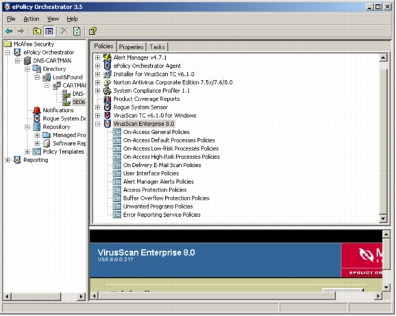 ePolicy Orchestrator 3.5